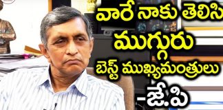 Best CMs in my opinion- Jaya prakash