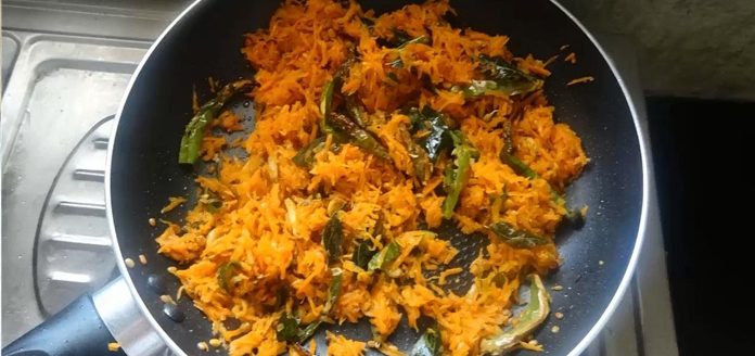 Recipe for spicy carrot fry