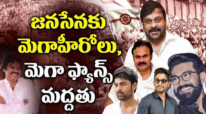 mega family full support to janasena