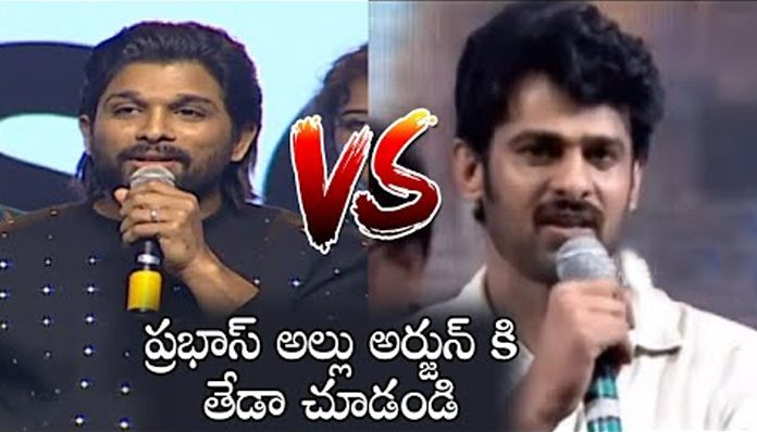 Alluarjun and Prabhas