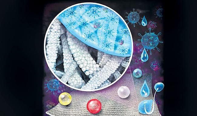 వైరస్లను తరిమికొట్టే కోటింగ్ సృష్టి